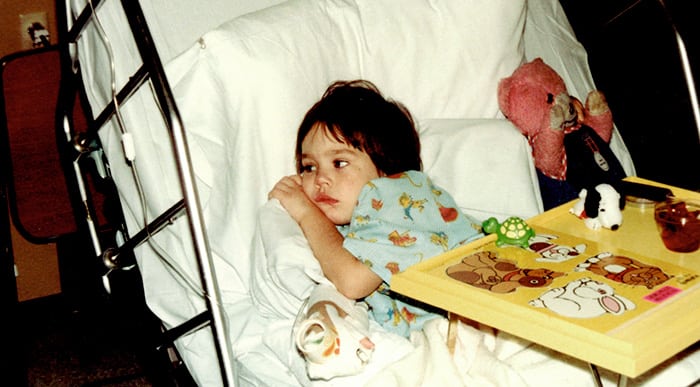 Barb at Children's in 1980