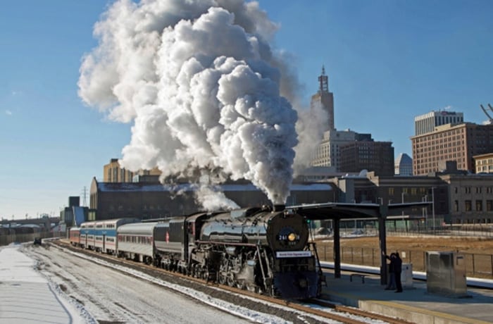 North Pole Express Engine No. 261 at Saint Paul Union Depot © Jeff Terry