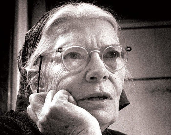 A 1968 photo of Dorothy Day from the Milwaukee JournalCourtesy Marquette University Archives