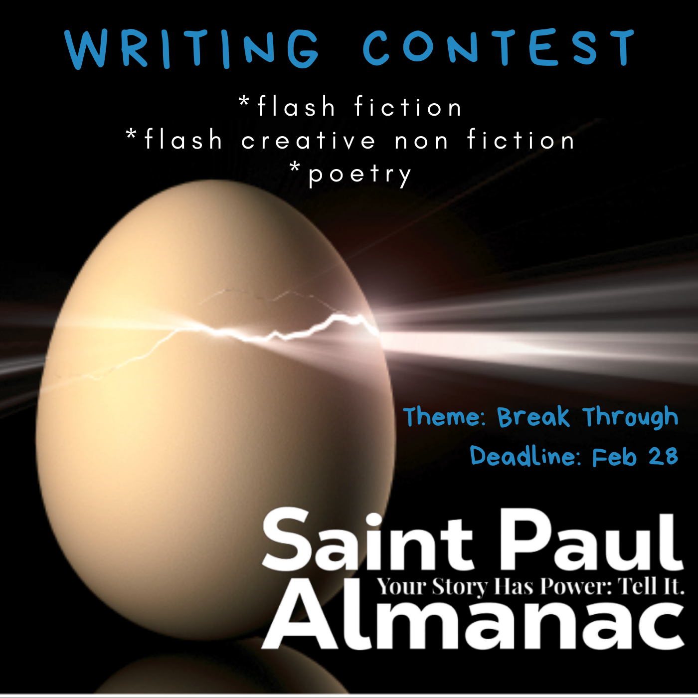Break Through Writing Contest - Saint Paul Almanac